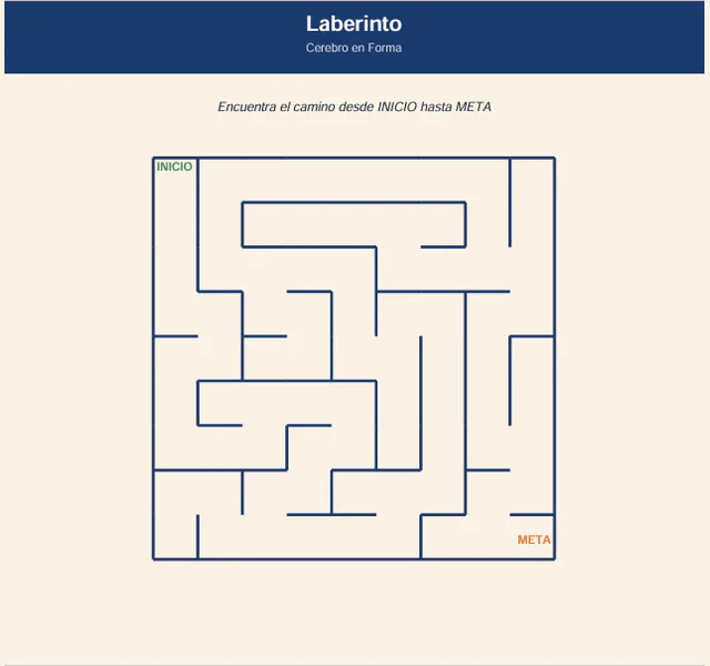 Ejemplo de actividad: Laberinto